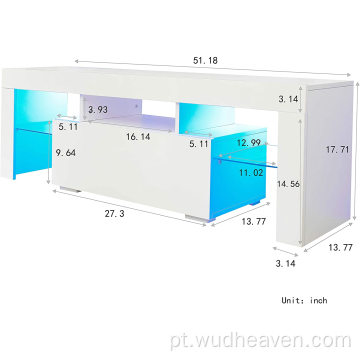 Suporte para TV de alto brilho com luzes LED